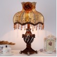 Middle and high-end creative simple modern retro bedroom bedside lamp hotel living room European-style table lamp
