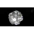 Five-sided ball color film combination round lampshade environmental protection simple home lighting lampshade