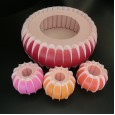 Lighting lampshade waist drum chandelier supporting upper and lower bracket multi-color creative PP chandelier lampshade