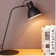 Simple office work table lamp bedroom bedside lamp plug-in home college students study desk table lamp eye protection