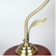 European style bedroom table lamp stylish dimming LED simple personality creative table lamp retro mahogany bedside lamp