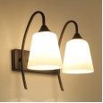 Bedside wall lamp American bedroom lamp wrought iron lamp retro hotel wall lamp room corridor porch aisle lamps