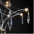 Nordic creative living room light luxury crystal chandelier hotel restaurant bedroom staircase led designer villa duplex building