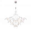 Nordic creative living room light luxury crystal chandelier hotel restaurant bedroom staircase led designer villa duplex building
