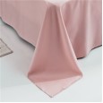 60 pieces of long-staple cotton solid color double fight embroidery four-piece set simple European cotton kit pure cotton bedding