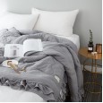 The new Korean version of the ruffled seersucker summer quilt is comfortable single double air conditioning is machine washable summer quilt