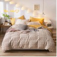 Net red models Nordic style cotton four-piece cotton bedding dormitory bed sheets single quilt three-piece