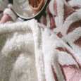 Shu cotton wool blanket three-dimensional brushed jacquard air conditioning small blanket siesta blanket single office lunch break blanket