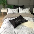 Hot-selling home textile marble pattern three or four sets without bed linen kit