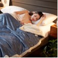 New product Scandinavian style double flannel babe velvet cover blanket double-sided composite craft blanket