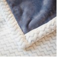 New product Scandinavian style double flannel babe velvet cover blanket double-sided composite craft blanket