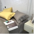 Spring and summer four-piece cotton cotton Nordic style simple 60 long-staple cotton plain quilt