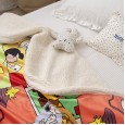 Two yuan baby velvet double thick cartoon baby nursery siesta blanket lamb velvet blanket