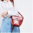 Summer new niche design female bag cowhide bucket bag leather vertical casual shoulder bag