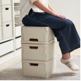 Foldable storage box extra large plastic storage box covered dormitory wardrobe storage box storage box plastic box