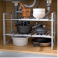 T Kitchen arbitrary telescopic sink shelf multi-layer storage rack collapsible storage rack