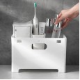 T punch-free foldable dirty clothes basket household bathroom wall-mounted storage basket wall-mounted dirty clothes Lou self-adhesive storage basket