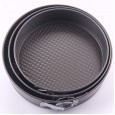 Aimanwu 3PC gray non-stick buckle round live bottom cake mold (18CM ～ 28CM)