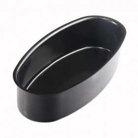 The new black non-stick aluminum alloy cheesecake mold oval mold