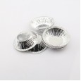 Aimanwu Disposable Foil Tart Mold Round Egg Tart Cup Aluminum Foil Egg Tart Bottom Support (250 pcs / piece)