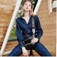 Single shoulder backpack messenger bag spring and summer new fashion women simple wild cool tide female street personality broadband backpack