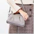 Leather bag female new cloud bag messenger female bag soft leather first layer cowhide cowhide diagonal shoulder small shell bag