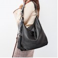 Women's bag spring new product fashion wild large capacity first layer cowhide casual hand shoulder bag ladies bag
