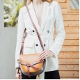 New women's bags retro saddle bags diagonal bags leather women's bags fashion bags cowhide women's handbags