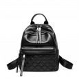 Lingge Ms. Backpack First layer cowhide backpack female new leather women bag leather bag travel backpack school bag