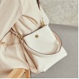 Leather handbags new oil wax cowhide large-capacity bucket bag casual portable messenger shoulder bag