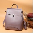 Female bag new fashion schoolbag backpack leather female bag first layer cowhide shoulder bag female first layer cowhide bag