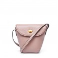 Women's bag spring and summer new fashion leather messenger bag wild first layer cowhide bucket bag shoulder