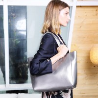 Women's bag new fashion leather handbags cowhide shoulder handbag large capacity ladies shopping
