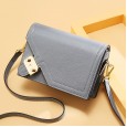 Spring and summer leather handbags new lychee pattern Korean fashion slung shoulder new bag leather small square bag