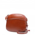 Spring and summer shoulder bag female bag oil wax leather small bag cowhide bag ladies messenger bag female bag