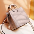 Ladies bag leather leather bag summer new fashion wild crossbody first layer cowhide large capacity handbag atmosphere