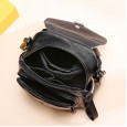 Leather shoulder bag women's new Korean fashion trend ladies backpack first layer cowhide soft leather women's bag