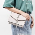 The new bag tassel small square bag diagonal cowhide shoulder fashion wild female leather handbag