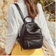 Leather shoulder bag female tide brand new high-quality bag fashion star wild large-capacity soft leather backpack
