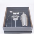 Hot selling 5pc stainless steel shaker set shaker set with ice clamp measuring cup filter spoon