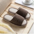 Cotton and linen slippers female summer home household cloth linen indoor home couple anti-skid four seasons spring and autumn soft bottom floor