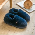 Autumn and winter cotton slippers home female bag with thick bottom anti-skid month childbirth home furry cotton shoes winter indoor