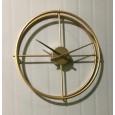 Best selling Boyida living room creative wrought iron clock metal mute watch study decorative wall clock