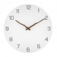 Modern minimalist fashion creative clock living room bedroom clock mute solid wood wall clock