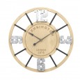 Hot selling explosive products creative wooden Nordic style wall clock living room study clock mute clock