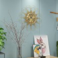 New metal mute wall clock Nordic simple creative clock hot sale clock