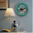Hot products wrought iron personality retro wall clock rural home living room silent clock