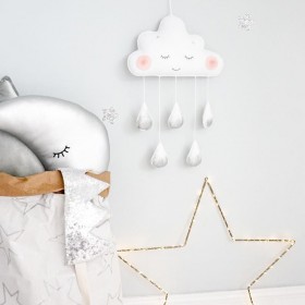 New cloud raindrop ornaments children's room decoration tent supporting photography props explosion models