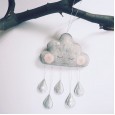 New cloud raindrop ornaments children's room decoration tent supporting photography props explosion models