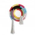 Nordic style children's room ornaments simple rainbow disc wall decoration pure cotton hand-woven wall hanging photo props
